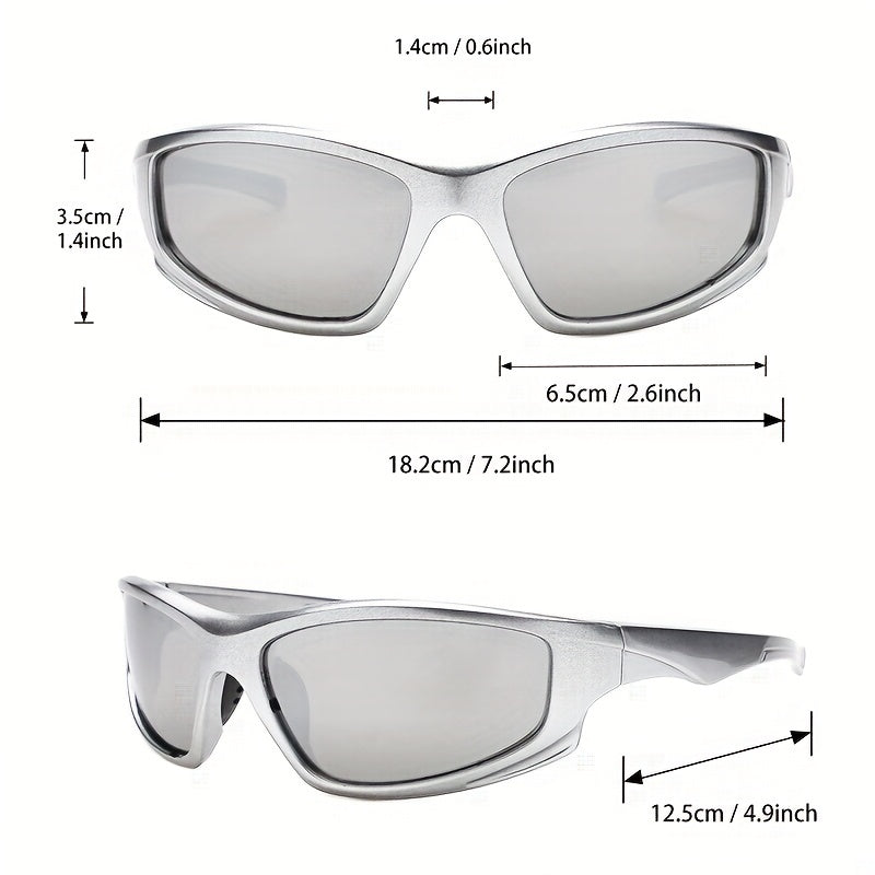 Y2K Cyberpunk Sunglasses Anti Glare Sports Glasses UV400