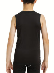 3PCS Kids Sport Vest Boys Quick Dry Fitness Top