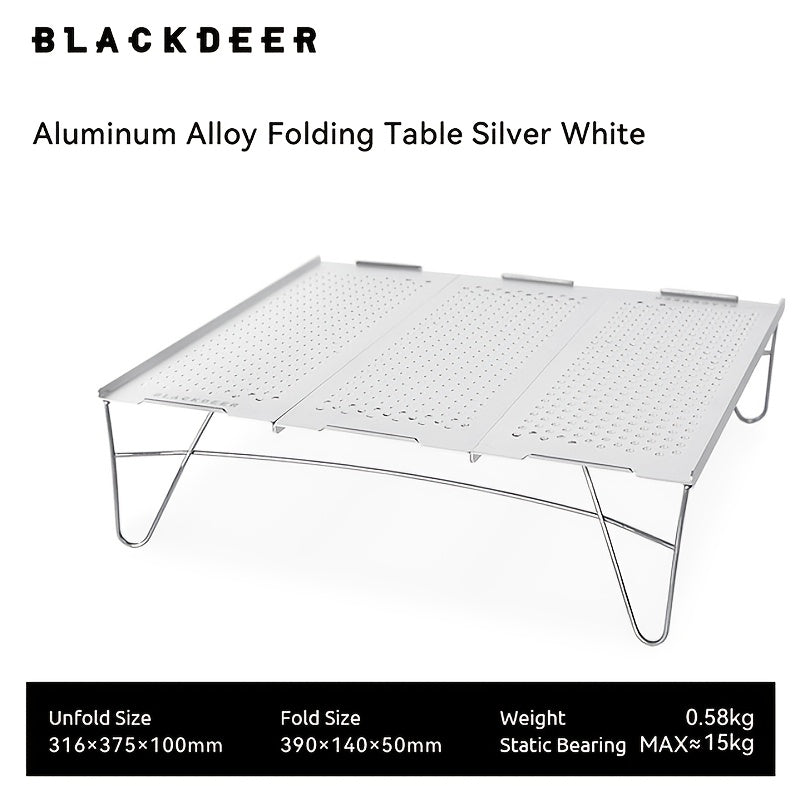 Portable Aluminum Alloy Foldable Camping Table BBQ Accessories