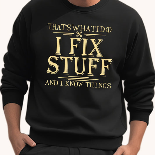 Men's Casual Print Sweatshirt Spring Fall