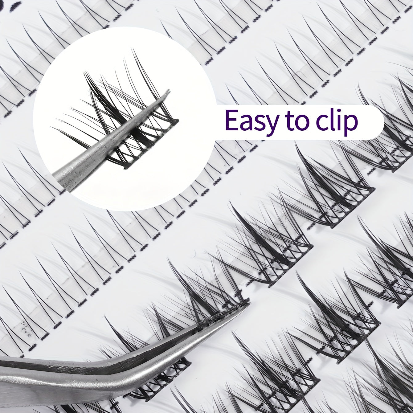 DIY Cluster Lashes Extension for Fuller Eyes