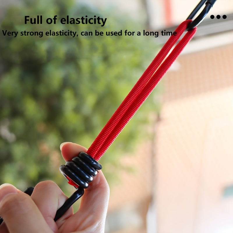 3pcs Camping Tent Elastic Rope With Hook for Hiking