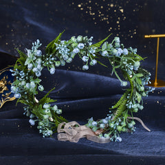 Bohemian Flower Crown Bridal Hair Accessory for Weddings
