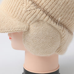 Winter Thick Hat Windproof Ear Protection Knitted Hat Beanie Hat