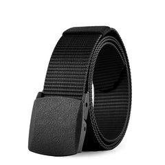 Canvas Belt Hypoallergenic Metal Nylon Cloth Belt Automatic Buckle Casual Jeans