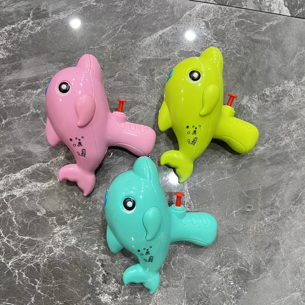 Dolphin Water Gun with Expressive Eyes & Mouth Lightweight Beach & Pool Toy
