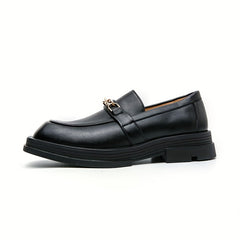 Women's Square Toe Loafers Slip On Soft Sole Shoes