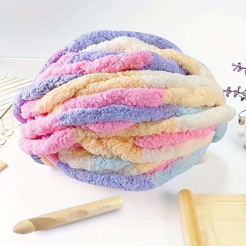 2pcs Thick Chenille Yarn for DIY Knitting & Crocheting Cat Dog Houses