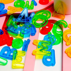 65pcs Colorful Plastic Letters and Numbers Set for Kids Learning