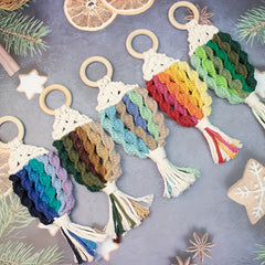 Rainbow Fish Macrame Kit - DIY Craft Tutorial - Choose Your Colors