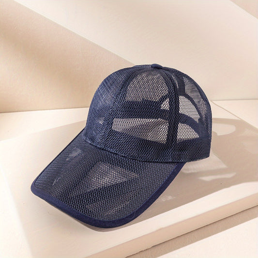 Adjustable Mesh Baseball Cap for Outdoor Sports