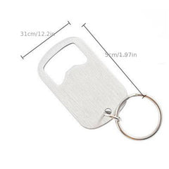 Stainless Steel Keychain Bottle Opener for Parties