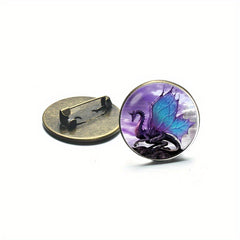 Winged Dragon Brooch Pins - Mythical Creature Jewelry