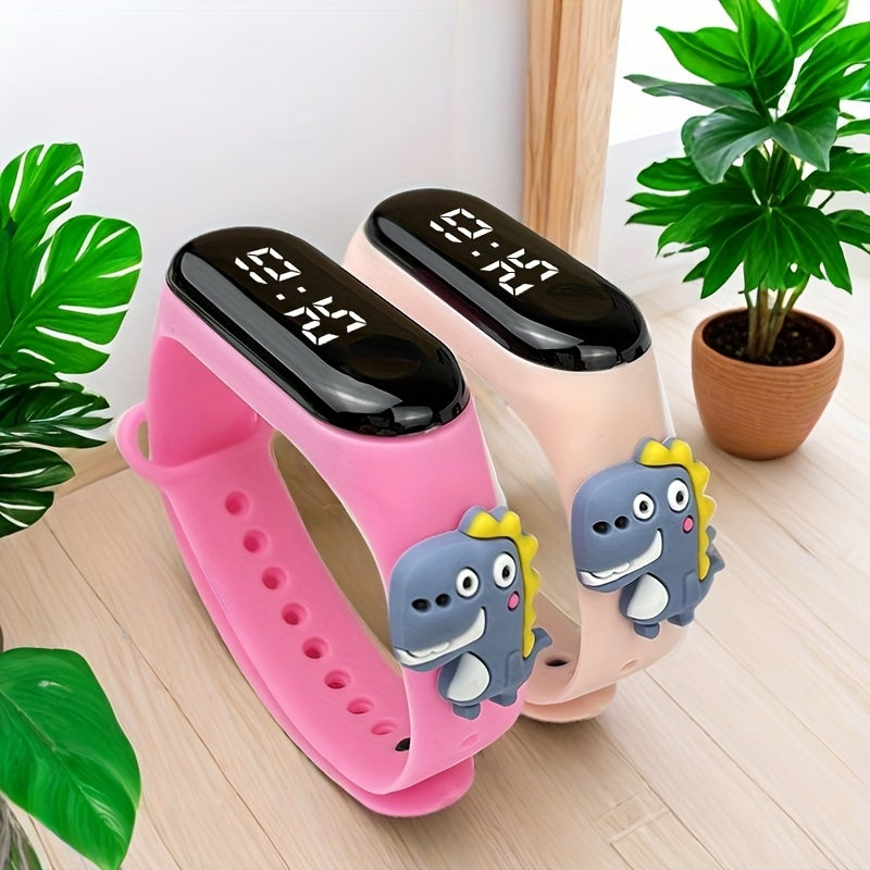Dinosaur Pattern Electronic Watches Set
