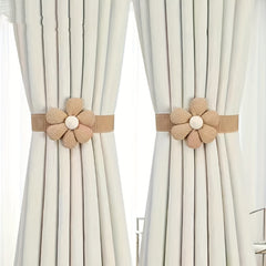 1pc Flower Curtain Tieback Without Punching