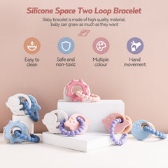 Silicone Teething Toy for Babies Non Toxic Bracelet