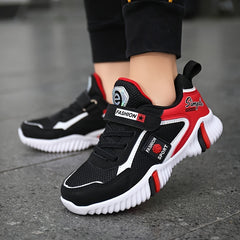 Kid's Hook and Loop Fastener Running Shoes