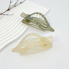 Transparent Hair Claw Shark Claw Plastic Hair Accessories