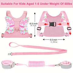 Pink Gift Toddlers Leash Anti Lost Wrist Link Kids Safety