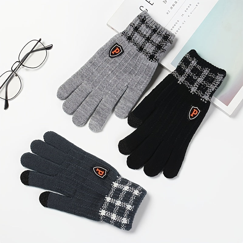 Touch Screen Plus Fleece Warm Gloves Mittens