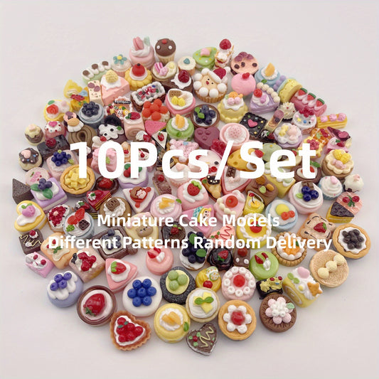 Mini Cakes Food Models Dollhouse Accessories Kids Toy