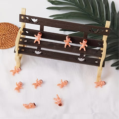 10pcs Mini Plastic Baby Toys for Cake Decoration or Dollhouse Accessories