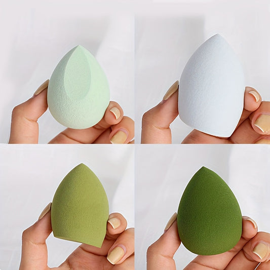 4 Pcs Makeup Sponges Blender Set Beauty Sponge For Touch Ups Makeup Tool