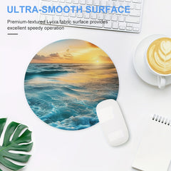 Beach Mouse Pad Wrist Rest for Computer Desk Home Office Non-slip