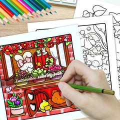 Whimsical Forest Creatures Coloring Book