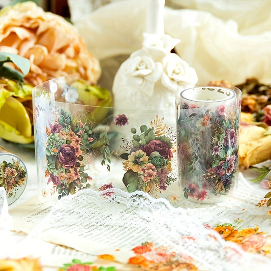 Plant Flower Series PET Tape DIY Production