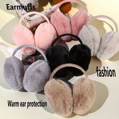 25th Anniversary Women's Plush Winter Earmuffs - Ideal for Students