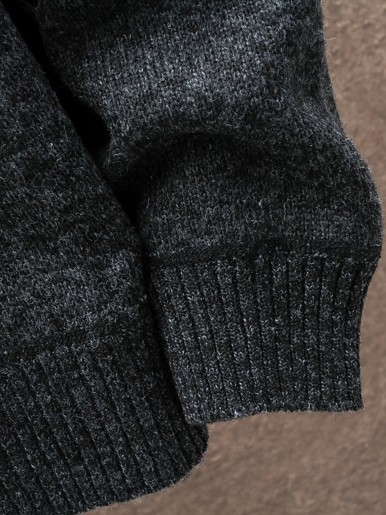 Men's Cable Knit Zip Hooded Sweater