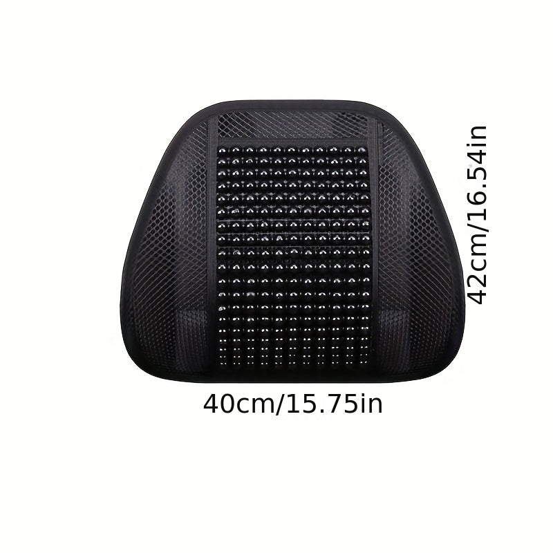 Wooden Beaded Car Lumbar Support for Summer