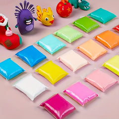 Air Dry Clay Set Lightweight Flexible Easy to Shape Crafting Modeling Deco
