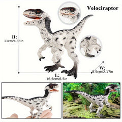 Velociraptor Dinosaur Toy, Movable Joints, Perfect Gift for Collectors