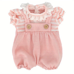 Adorable Gray & Pink Jumpsuit for Reborn Dolls