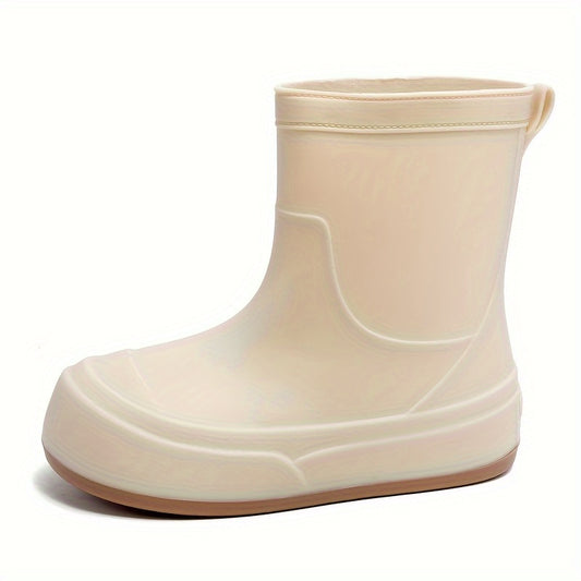 Women's Waterproof Rain Boots Medium Tube Comfortable Outdoor Work Boot