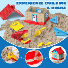 Magic Sand Set for Kids with Brick Mold and Tools