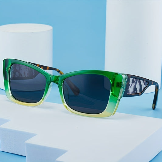 Y2K Square Sunglasses Retro Block Glasses UV400