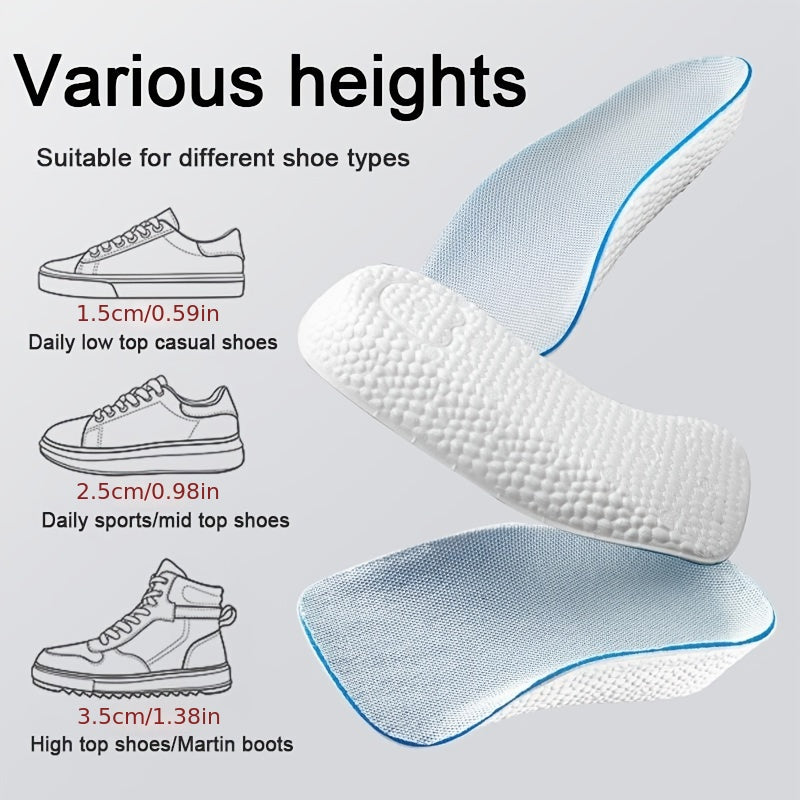 Arch Support Inner Heightening Insoles Breathable Sports Half Cushion