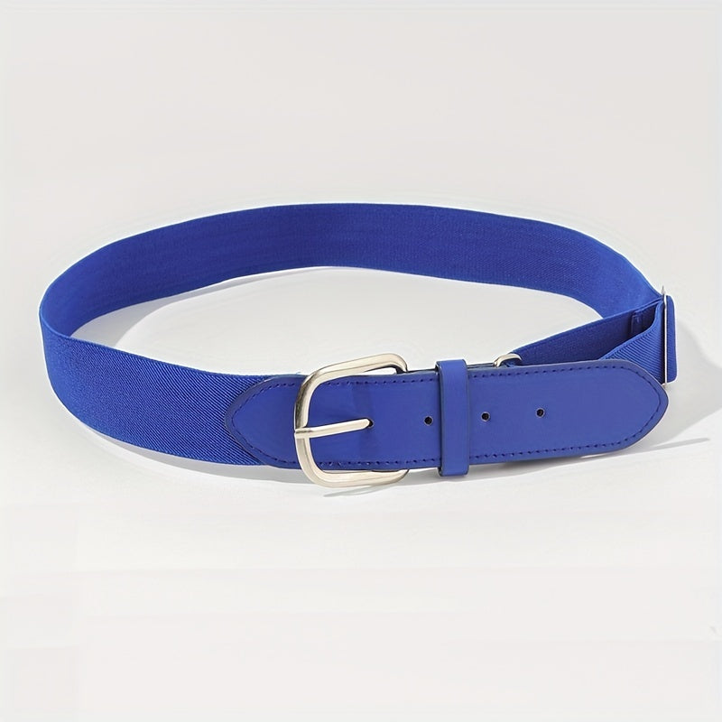 Adult Baseball Softball Uniform Belts Braided Elastic PU Belts