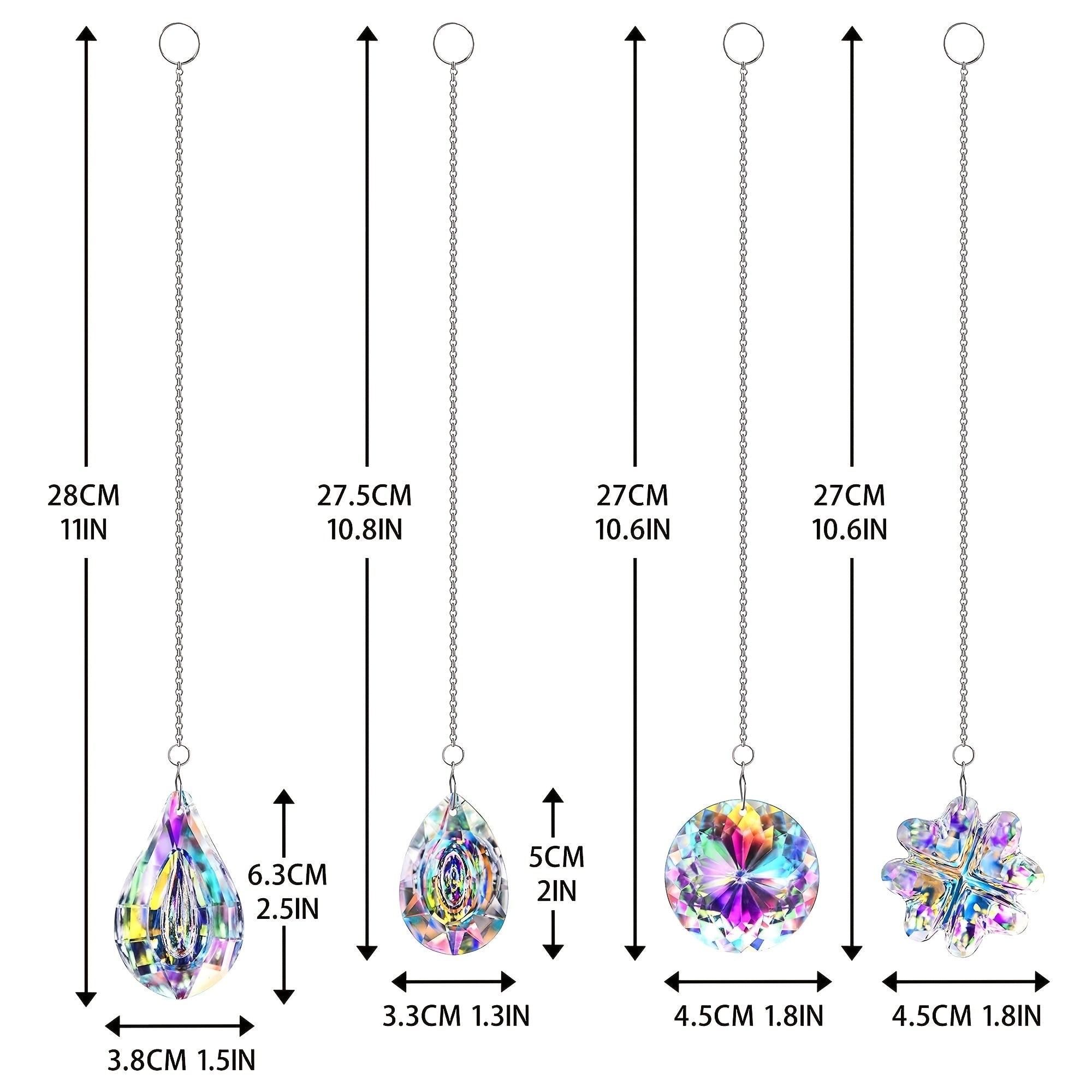 Rainbow Maker Glass Prism Suncatcher for Window Pendant Balcony Wedding