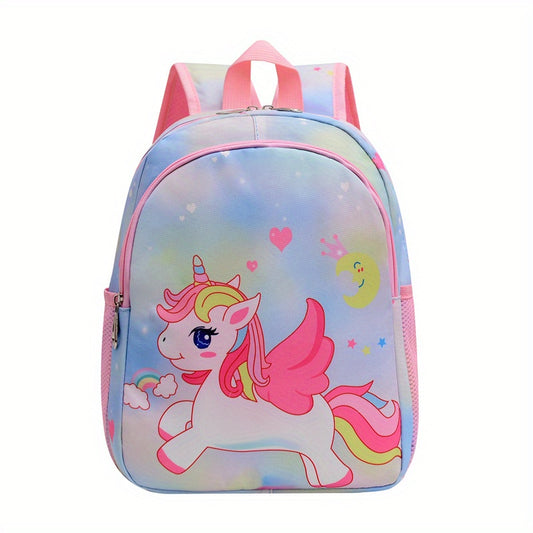 Kids Mermaid Pony Backpack School Bag Lightweight Spine Protection