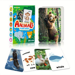 54 Farm Animal Flashcards English Words Toddler Early Learning