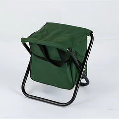 Portable Folding Stool with Storage Pouch for Outdoor Camping