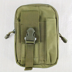 Men's Canvas Small Bag Casual Cell Phone Waist Bag for Travel Work