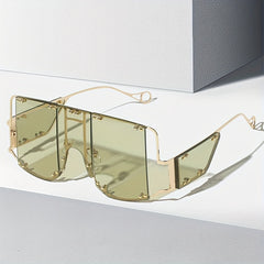 Men's Square Frame Sunglasses UV Protection