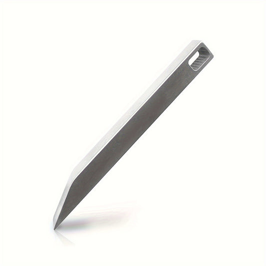 Mini Stainless Steel Prybar Keychain Pendant