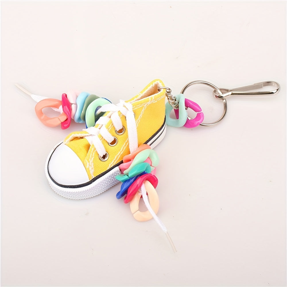 Parrot Sneakers Colorful Cotton Shredder Hanging Cage Bite Toy