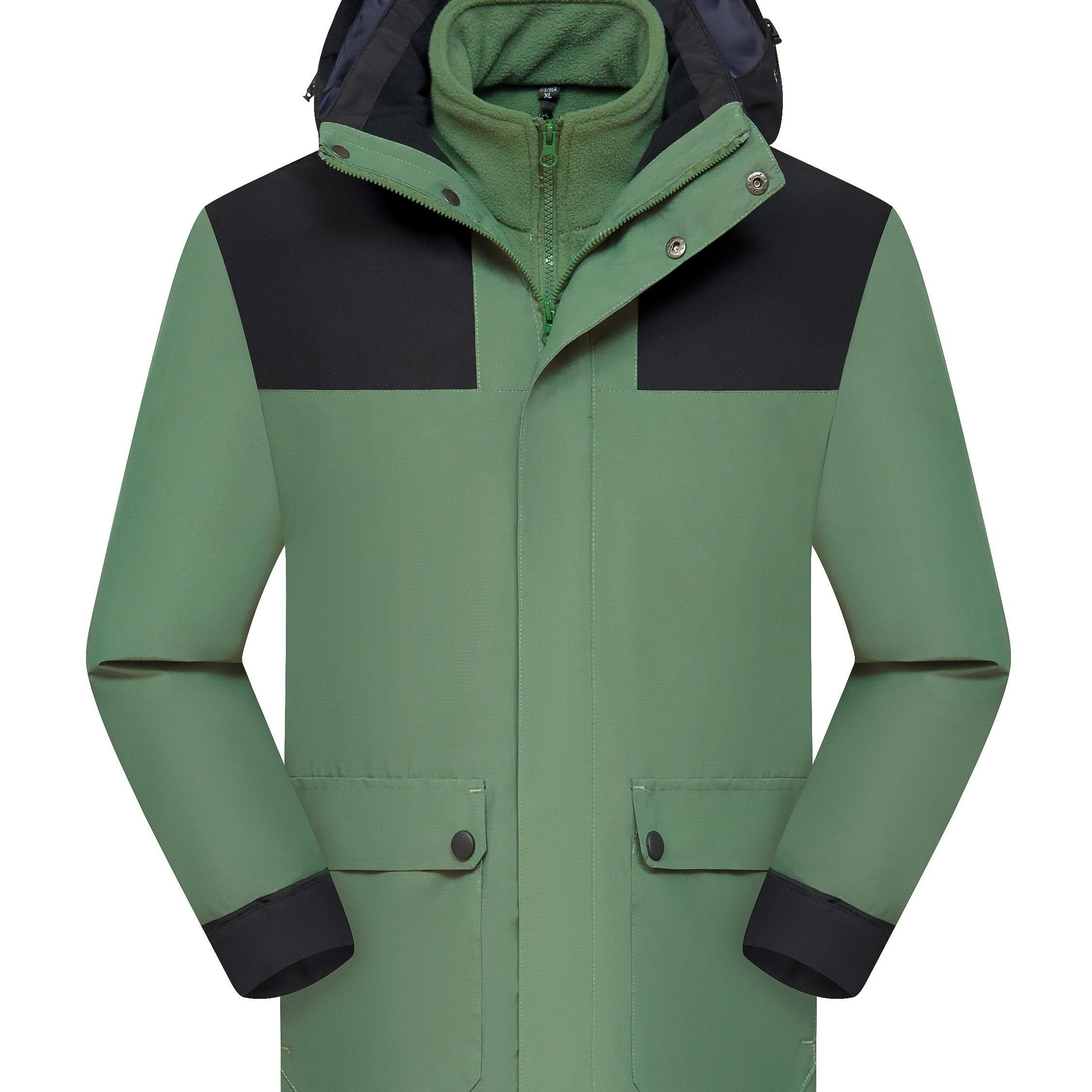 Windproof Waterproof Thermal Outdoor Jacket Large Pocket